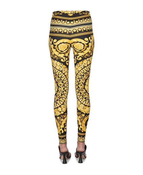 versace baroque leggings.